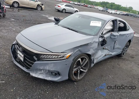 2021 Honda Accord Sport from USA, damaged, VIN 1HGCV1F38MA099805